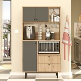 Hanah home RE3-SA oakanthracite multi purpose cabinet Cene