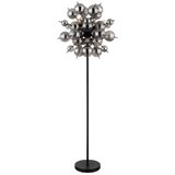 Globo 15633SS - Podna lampa UDO 6xE14/25W/230V crna/dimna | Eponuda.com