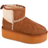 E-mu Polškornji Stinger Knit Flatform Kostanjeva Cene