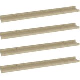  Zidne police 4 kom boja hrasta sonome 80 x 9 x 3 cm | shoptok.hr