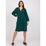 ex moda Dress-EM-SK-604.10P-dark green Cene