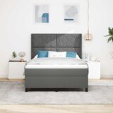  Krevet s opruga kutije Tamno siva 190 x 140 cm tkanina | shoptok.hr