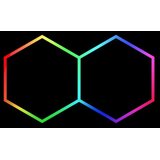  Hexagon LED tube 2 heads RGB 12V 410mm 11pcs Cene