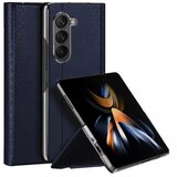 Dux ducis Bril – kožna maska za Samsung Galaxy Z Fold5 5G plava | shoptok.hr