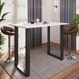 Mömax Barska Miza Xona, Bela, Črna, 140x80cm | Shoptok.si