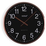  Zidni sat Versa Crna Metal | shoptok.hr