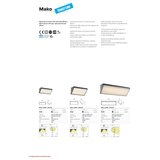  Redo 90678 -LED spoljno zidno svetlo MAKO LED/65W/230V 3000K IP65 antracit | Eponuda.com