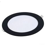 Xled 18W 4000K black Ugradni okrugli LED panel,1980Lm,φ221*29mm, otvor rupe:195mm,Ra80,IP20 crni u