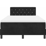  Krevet s opruga kutije s madracem Crna 120 x 200 cm Baršun | shoptok.hr