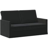  Set sofe 2 pcs Crna Baršun - Crna Jednostruka + Dvostruka (140 cm) | shoptok.hr