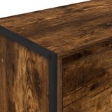vidaXL Pomoćni ormarić Dimni hrast 96,5 x 30 x 75 cm Konstruirano drvo | shoptok.hr