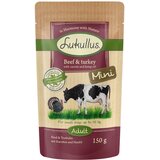 Lukullus Adult Mini brez žit 6 x 150 g - Govedina & puran | shoptok.hr