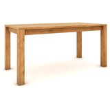  Hrastov stol 160 x 80 cm, prirodan, svilenkasto polumat | shoptok.hr