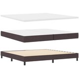  s opruga kutije Tamno smeđa 200 x 200 cm tkanina | shoptok.hr