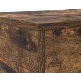  Nočne omarice Prekajen hrast Trden hrast 140 x 36.5 x 16.5 cm, (22008214) | Shoptok.si