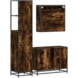  3-dijelni set kupaonskog namještaja boja hrasta drveni | shoptok.hr