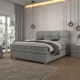 Premium Living Postelja Boxspring Bianco, Rjavosiva, 180x200 | Shoptok.si