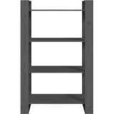 Ormarić za knjige / pregrada sivi 80x35x125 cm od borovine | shoptok.hr