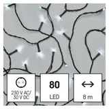 LED spoljni lanac 80xLED/13m IP44 hladne bele boje