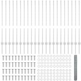  Ograde 10 kom U-Channel 140 cm Galvanizirana čelika Šesterokutna ograda 1x50 m Galvanizirana čelika | shoptok.hr