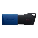 Kingston Technology DataTraveler Exodia M USB izbrisljiv pomnilniški ključek 64 GB USB Tip-A 3.2 Gen 1 (3.1 Gen 1) Črna, Modra | Shoptok.si