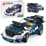 Tehnički blokovi Sportski automobil TAMNOPLAVA BOJA set od 164 dijela + naljepnice ZA5745 | shoptok.hr