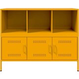 vidaXL Komoda boja senfa 100,5 x 39 x 79 cm hladno valjani čelik | shoptok.hr