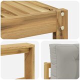  Set vanjskih sofa 8 kom. Bijela i svjetlosiva | shoptok.hr