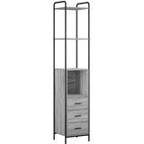  Kupaonski ormar Siva Sonoma 40 x 36 x 200,5 cm | shoptok.hr