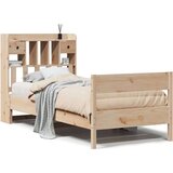 vidaXL Knjižna postelja brez vzmetnice 100x200 cm trdna borovina | Shoptok.si