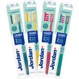 Jordan Change Soft 2-head zobna ščetka + nadomestna glava 1 kos | Shoptok.si