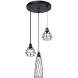  Obesna svetilka SUBA 3P črna, (21347971) | Shoptok.si