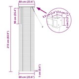 Venecijanska žaluzija Temno rjava z vzorcem 213 x 60 cm PVC, (5000178608) | Shoptok.si