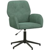 vidaXL vrtljiva pisarniška stol 54 x 55 x 90 cm Morsko zelena Žamet, (5000302274) | Shoptok.si