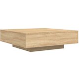 Maison Chic Klubska mizica - kavna mizica - Nizka mizica sonoma hrast 100x100x31 cm inženirski les, (21752628) Cene