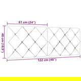 vidaXL Jastuk za uzglavlje crni 120 cm od tkanine | shoptok.hr