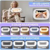 NZQXJXZ LED povečevalno steklo z lučjo in stojalom 10x60 | Shoptok.si