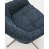 Kave Home Okretna fotelja prljavo plava Jaspe – | shoptok.hr