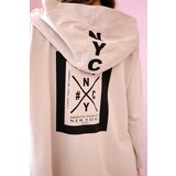 Kesi Oversize beige cape with hood | shoptok.hr
