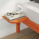  Posteljni okvir s stranskimi omaricami Voskast rjav, (5000084629) | Shoptok.si