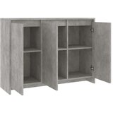 vidaXL Komoda siva boja betona 102 x 33 x 75 cm od iverice | shoptok.hr