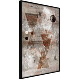  Poster - Brick-Built Triangles 20x30 Cijene