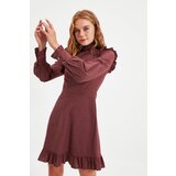 Trendyol Burgundy Shoulder Detailing Dress | shoptok.hr