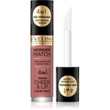 Eveline Cosmetics Wonder Match 4in1 Cheek & Lip tekoče rdečilo za ustnice in lica odtenek 5 4.5 ml | Shoptok.si