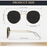 GQUEEN polarizirana retro okrogla sončna očala z UV400 zaščito Odprta Embalaža | Shoptok.si