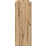 vidaXL Wall Mounted Cabinet Set of 2 Umetniški hrast Solidno hrast | Shoptok.si