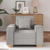 vidaXL Sofa fotelja oblak sive boje 60 cm tkanina | shoptok.hr
