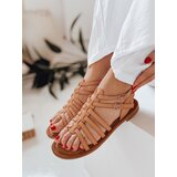 DStreet Sandały damskie IRALIE beżowe | Shoptok.si