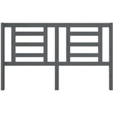  Uzglavlje za krevet sivo 166 x 4 x 100 cm od masivne borovine | shoptok.hr