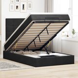  Otomanski okvir kreveta s madracima crni 120x190 cm baršunasti | shoptok.hr